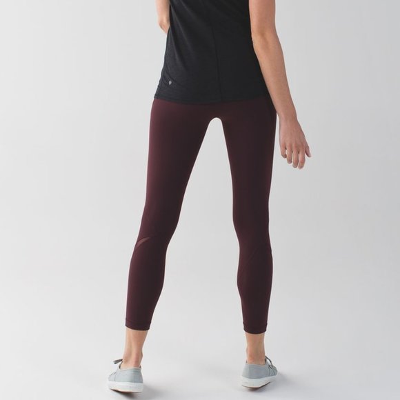 LULULEMON red high times pant wrap mesh - Picture 3 of 9